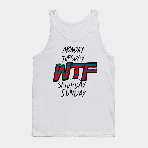 Weekend Lover Funny Humor Quote Tank Top by LazyMice